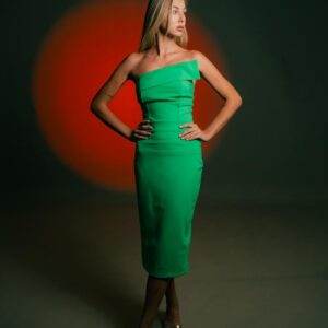 VESTIDO MIDI BANDAGEM